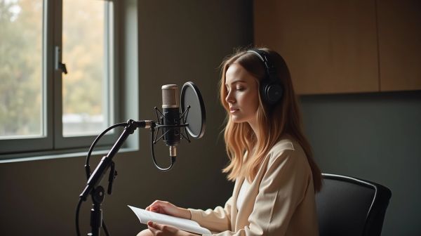 Amplifier vos projets avec une voix-off féminine professionnelle