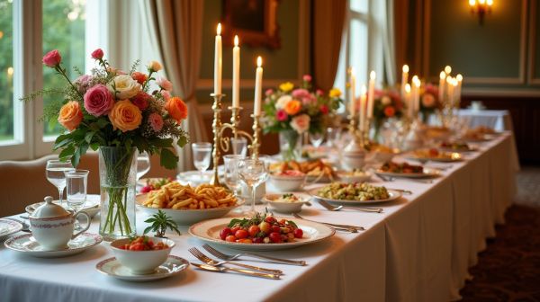 Traiteur entreprise : un buffet festif pour vos événements